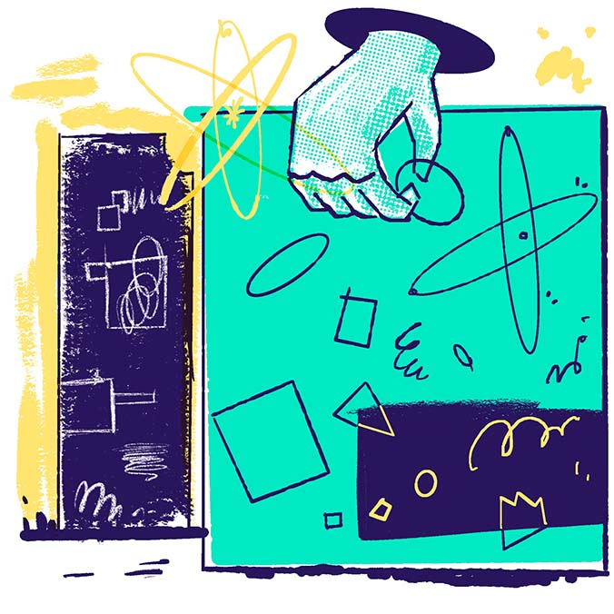 Be atomic illustration
